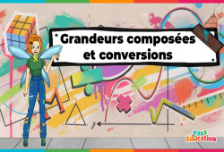 Grandeurs composées et conversions - Vidéo pédagogique - La Fée des Maths : 1ere, 2eme, 3eme Secondaire