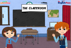The classroom - Vocabulaire - Séquence complète - Apprends l'anglais avec Kelly and James : 3eme Maternelle, [Primaire] - Cycle 2 - PDF à imprimer