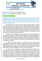 L’homme qui plantait des arbres - Jean GIONO - Mini - brevet français - Sujet inédit : 3eme Secondaire - PDF à imprimer