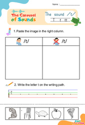 Vidéo interactive /t/ - Phonologie anglaise - Vidéo interactive + - Fiches + Poster : 3eme Maternelle, [Primaire]