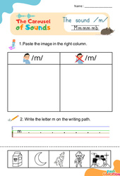Vidéo interactive /m/ - Carousel of Sounds - Vidéo interactive + - Fiches + Poster : 3eme Maternelle, [Primaire]