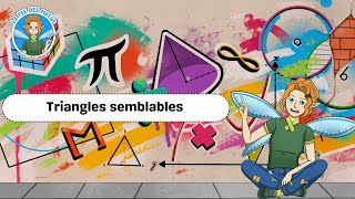Triangles semblables - Vidéo pédagogique - La Fée des Maths : 1ere, 2eme, 3eme Secondaire