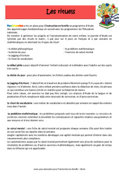 Les rituels en IEF - école à la maison - Fiches  : 6eme Primaire