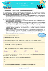 Le plombier italien - Littérature - T'as la réf ? : 6eme Primaire, 1ere Secondaire - PDF à imprimer