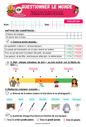 L’évolution de la société au fil du temps - Examen Evaluation - Apis & ses amis : 1ere Primaire - PDF à imprimer