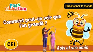 Comment peut - on voir que l’on grandit ? - Vidéo - Apis & ses amis : 2eme Primaire
