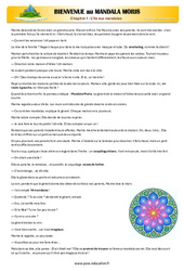 Bienvenue au Mandala Moris - Lecture : 2eme, 3eme Primaire - PDF à imprimer
