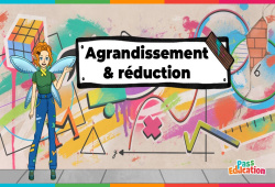 Agrandissement et réduction - Vidéo pédagogique - La Fée des Maths : 1ere, 2eme, 3eme Secondaire