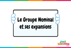 Jeux en ligne : Le groupe nominal et ses expansions - Vidéo pédagogique interactive : 2eme Secondaire