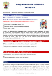 Semaine 4 - école à la maison IEF - Fiches  : 2eme Secondaire