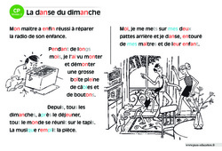 La danse du dimanche - Lecture interactive  -  Luminéo - Niveau 2 : 1ere Primaire