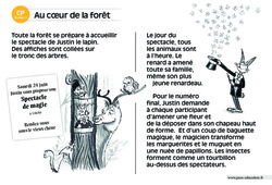 Au coeur de la forêt - Lecture interactive  -  Luminéo - Niveau 3 : 1ere Primaire