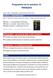 IEF Instruction En Famille, École à la maison pour la Semaine 12 - école à la maison IEF - Fiches  : 2eme Secondaire