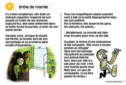 Drôle de momie - Lecture interactive  -  Luminéo - Niveau 3 : 1ere Primaire