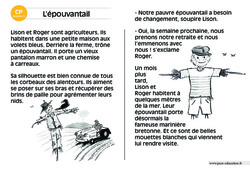 L’épouvantail - Lecture interactive  -  Luminéo - Niveau 3 : 1ere Primaire