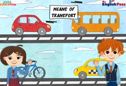 Vidéo interactive Means of transport - Vidéo interactive - Apprends l’anglais avec Kelly and James : Primaire - Cycle Fondamental