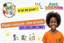 L'auxiliaire avoir ou être au passé composé - Exercices en vidéo - Défi 5/5 : 2eme, 3eme, 4eme, 5eme Primaire