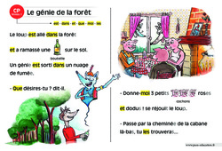 Le génie de la forêt - Lecture interactive  -  Luminéo - Niveau 1 - À essayer gratuitement : 1ere Primaire