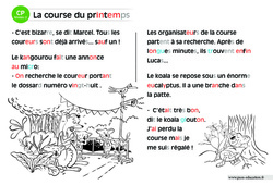 La course du printemps - Lecture interactive  -  Luminéo - Niveau 2 : 1ere Primaire