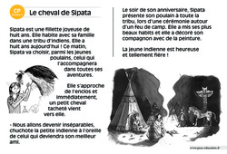 Le cheval de Sipata - Lecture interactive  -  Luminéo - Niveau 3 : 1ere Primaire