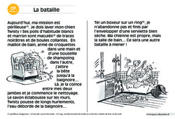 La bataille - Lecture interactive  -  Luminéo - Niveau 3 : 1ere Primaire