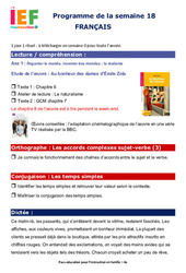 IEF Instruction En Famille, École à la maison pour la Semaine 18 - école à la maison IEF - Fiches  : 2eme Secondaire