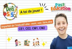 Imparfait des verbes aller,venir, voir, faire et dire - Exercices en vidéo - Défi 5/5 : 2eme, 3eme, 4eme, 5eme Primaire