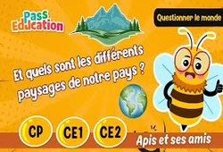 Vidéo Et quels sont les différents paysages de notre pays&nbsp;? - Vidéo - Apis & ses amis : 1ere, 2eme, 3eme Primaire