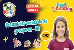 Présent des verbes du 2ème groupe - Exercices en vidéo - Défi 5/5 : 5eme Primaire