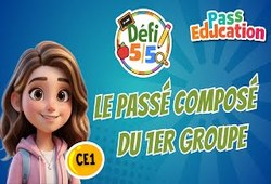 Le passé composé des verbes du 1er groupe - ER - Exercices en vidéo - Défi 5/5 : 2eme Primaire