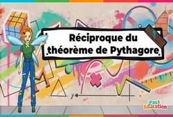 Jeux en ligne : Réciproque du théorème de Pythagore - Vidéo pédagogique - La Fée des Maths : 1ere, 2eme, 3eme Secondaire