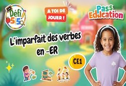 L'imparfait des verbes en - ER - Exercices en vidéo - Défi 5/5 : 2eme Primaire