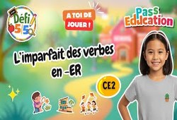 L'imparfait des verbes en - ER - Exercices en vidéo - Défi 5/5 : 3eme Primaire