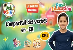 L'imparfait des verbes en - ER - Exercices en vidéo - Défi 5/5 : 4eme Primaire