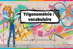 Vocabulaire (Trigonométrie) - Vidéo pédagogique - La Fée des Maths : 2eme, 3eme Secondaire