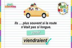 Le présent du conditionnel - Exercices en vidéo - Défi 5/5 : 3eme Secondaire