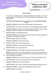Exercice Le Bourgeois gentilhomme (Molière) - Littérature : 3eme Secondaire - PDF à imprimer