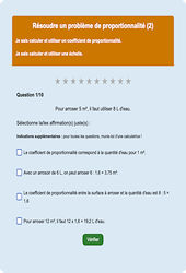 Proportionnalité et échelle - Fiches Exercice en ligne  - Fiches Mathématiques - Organisation et gestion des données : 6eme Primaire