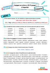 Conjuguer un verbe en - IR (2e groupe) à l’imparfait - Exercices Pas à Pas : 3eme Primaire - PDF à imprimer