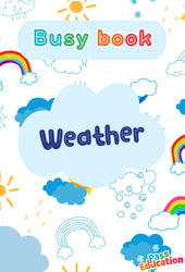 Weather - Fichier d’activités - Anglais : 1ere, 2eme Maternelle - Cycle Fondamental - PDF à imprimer