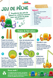 Jeux de pêche - Ateliers Créatifs - Do It Yourself - Upcycling : 2eme, 3eme Primaire - PDF à imprimer