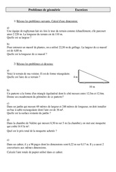 Problèmes de Géométrie - 2 : 5eme Primaire - PDF à imprimer