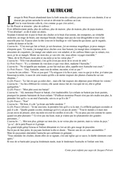L'autruche - Lecture - Récit - Compréhension - Rédaction : 4eme, 5eme Primaire - PDF à imprimer