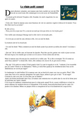 Le vilain petit canard -  Lecture - Compréhension - Rédaction : 3eme Primaire - PDF à imprimer