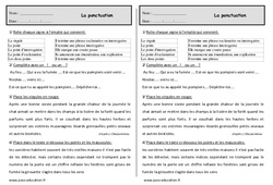 Ponctuation - Exercices - Grammaire : 2eme Primaire - PDF à imprimer