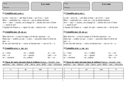Sons - Exercices - Orthographe : 2eme Primaire - PDF à imprimer