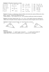 Equations du premier degré - Exercices - Numération : 2eme Secondaire - PDF à imprimer