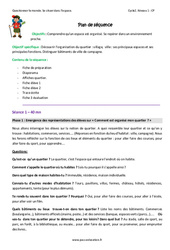 Séquence - Fiche de préparation Découvrir mon quartier - Séquence - Fiche de préparation : 1ere Primaire - PDF à imprimer