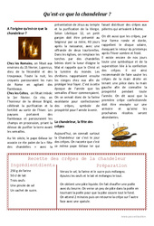 Chandeleur - Texte documentaire - Lecture - Compréhension : Primaire - Cycle Fondamental - PDF à imprimer