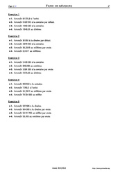 Arrondir des nombres décimaux - Exercices corrigés - Mathématiques - Soutien scolaire : 6eme Primaire - PDF à imprimer